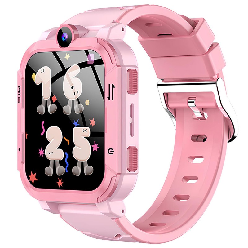 Smartwatch Microwear Y86 4G GPS WIFI - Pink Silicone